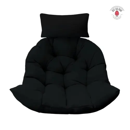 Black U-Shaped Cushions for Hanging Egg Chair